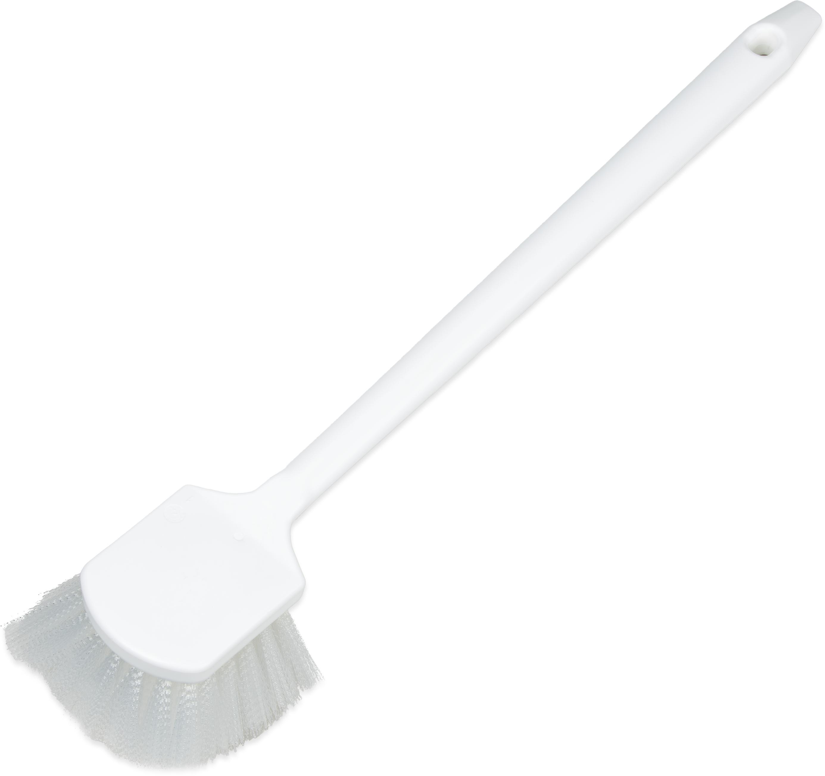 Carlisle Foodservice Products® Flo-Pac® Utility Brush 20X3 IN PP Nylon White Medium Stiff Bristles 1/Each