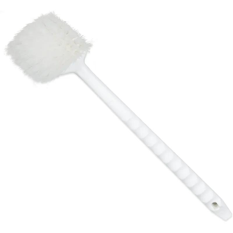 Carlisle Foodservice Products® Flo-Pac® Utility Brush 20X3 IN PP Nylon White Medium Stiff Bristles 1/Each