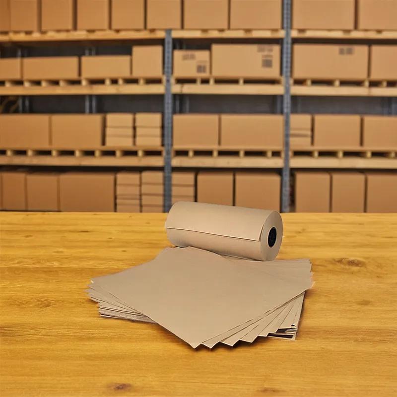 Roll 63.25IN X1138FT Kraft Paper 50LB Natural 1/Roll