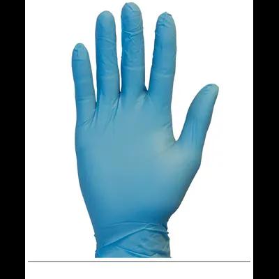 Gloves Large (LG) Blue 3MIL Nitrile Rubber Disposable 100 Count/Pack 10 Packs/Case 1000 Count/Case