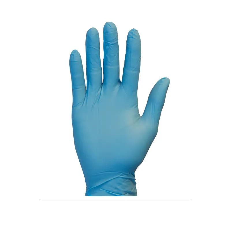 Gloves Large (LG) Blue 3MIL Nitrile Rubber Disposable 100 Count/Pack 10 Packs/Case 1000 Count/Case