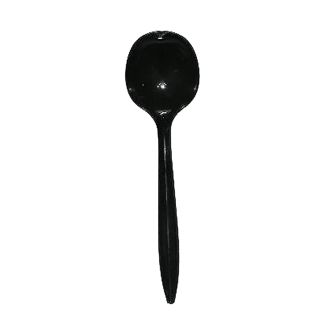 Victoria Bay Soup Spoon PP Black Medium Weight 1000/Case