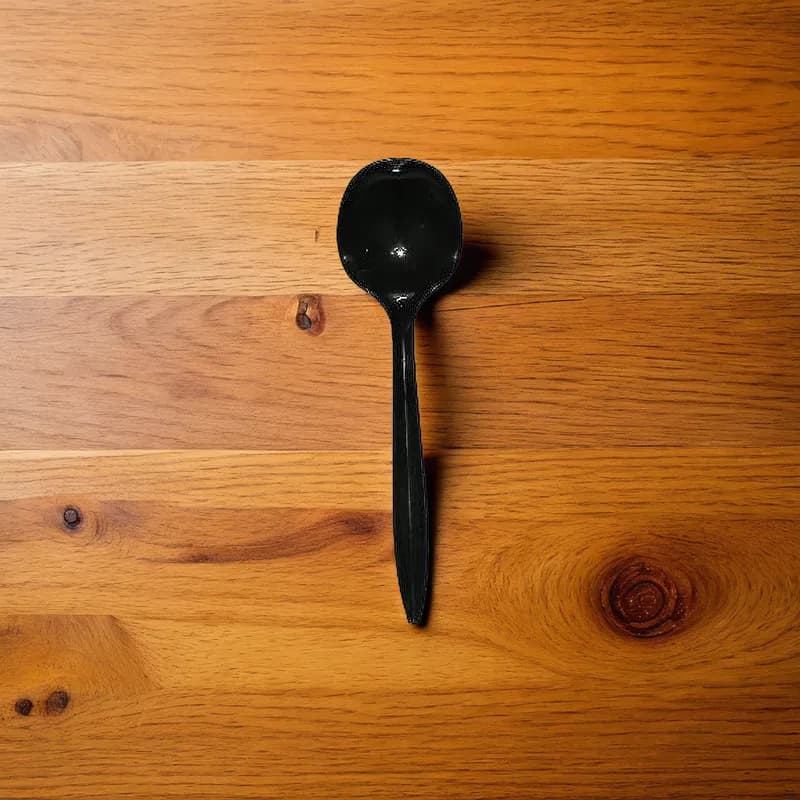 Victoria Bay Soup Spoon PP Black Medium Weight 1000/Case