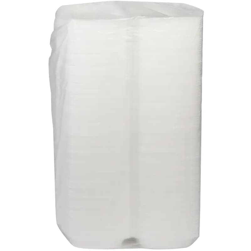 Sandwich Take-Out Container Hinged With Dome Lid Medium (MED) 6X6X3 IN Polystyrene Foam White Square 500/Case