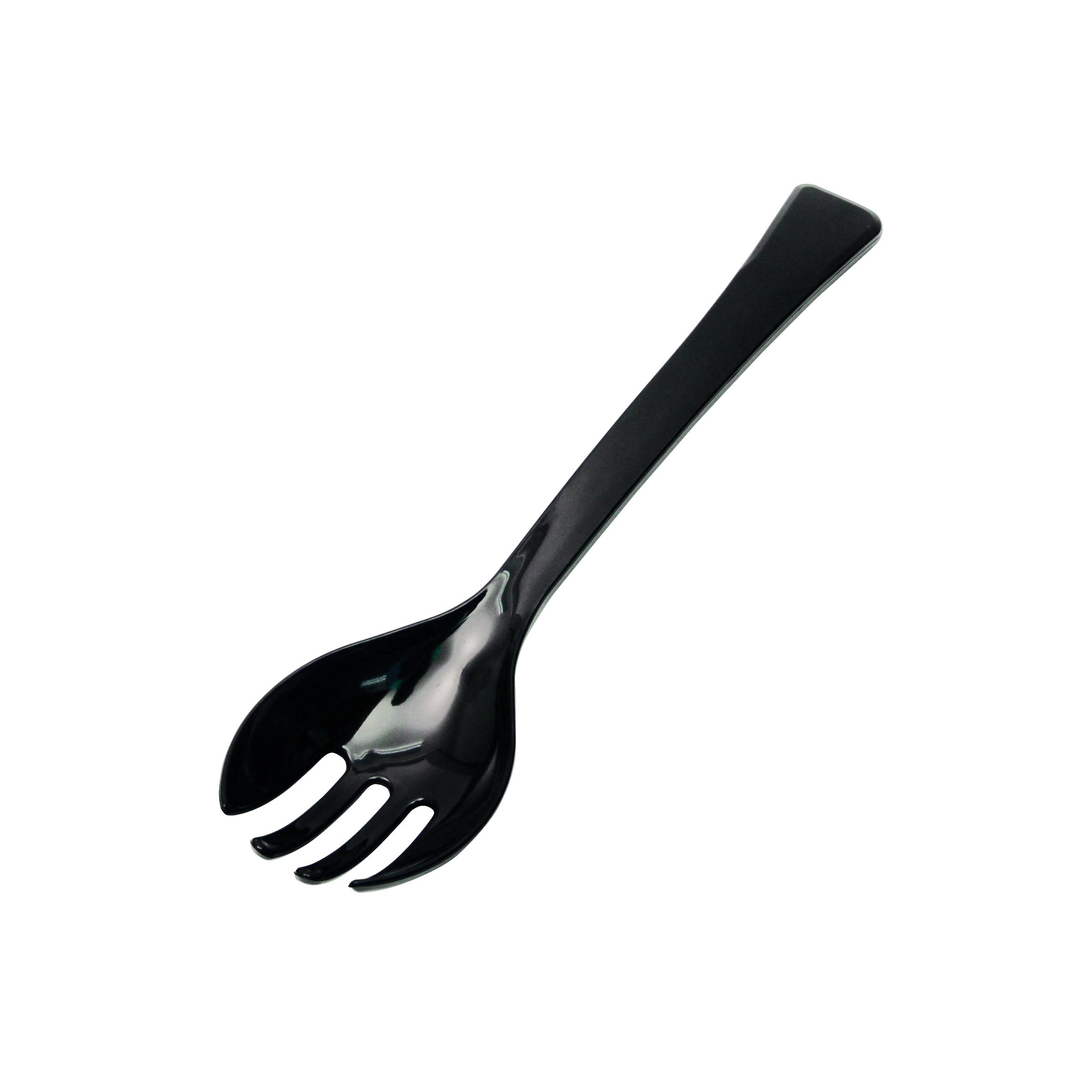 Serving Fork 10 IN Plastic Black 100/Case
