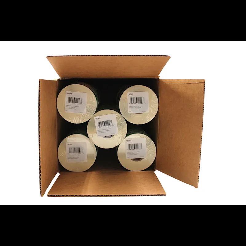 Grab & Go Fresh Cut Vegetables Product Label 1.98X4.31 IN Yellow Green Triangle 500 Count/Roll 25 Rolls/Case