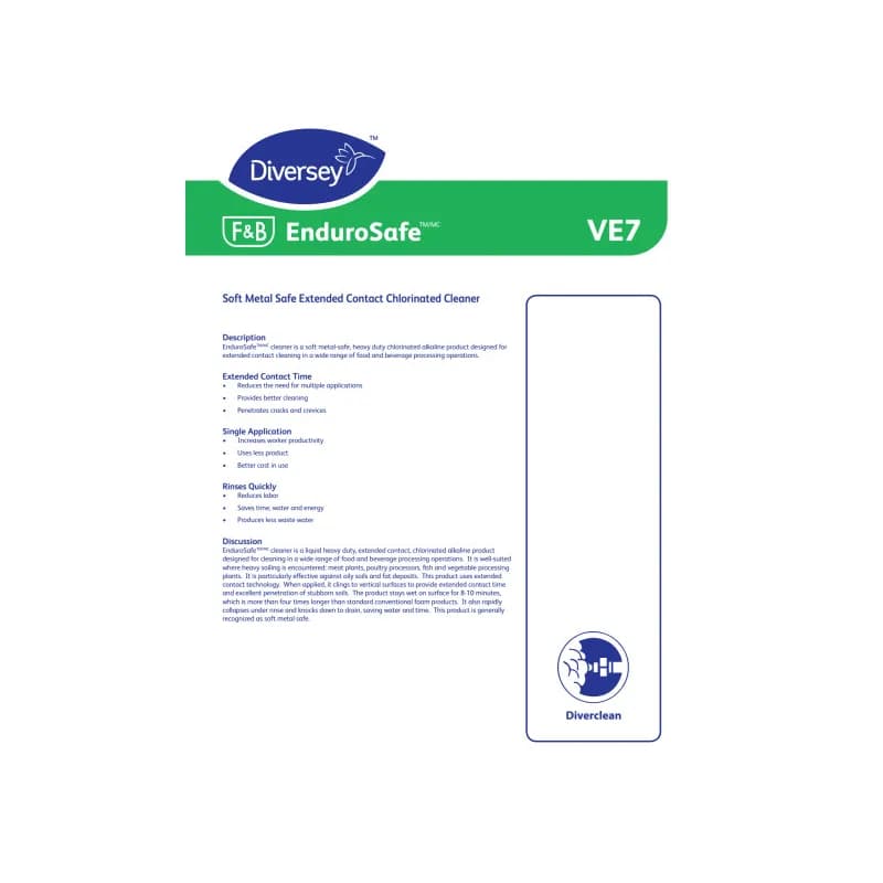 Diversey Cleaner 55 GAL Alkaline Liquid Kosher Metal Safe 1/Drum