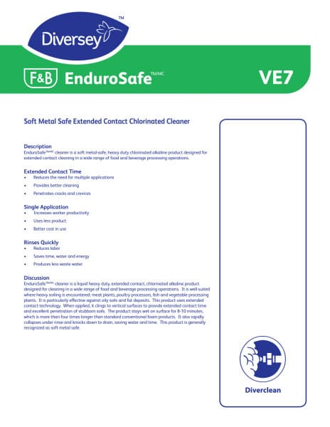 Diversey Cleaner 55 GAL Alkaline Liquid Kosher Metal Safe 1/Drum