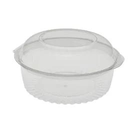 Bowl & Lid Combo With Dome Lid 24 OZ PET Clear Hinged 150/Case