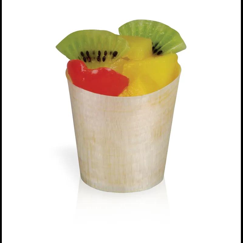 Souffle & Portion Cup Mini 2.3X2.1 IN Wood Natural 50 Count/Pack 5 Packs/Case 250 Count/Case