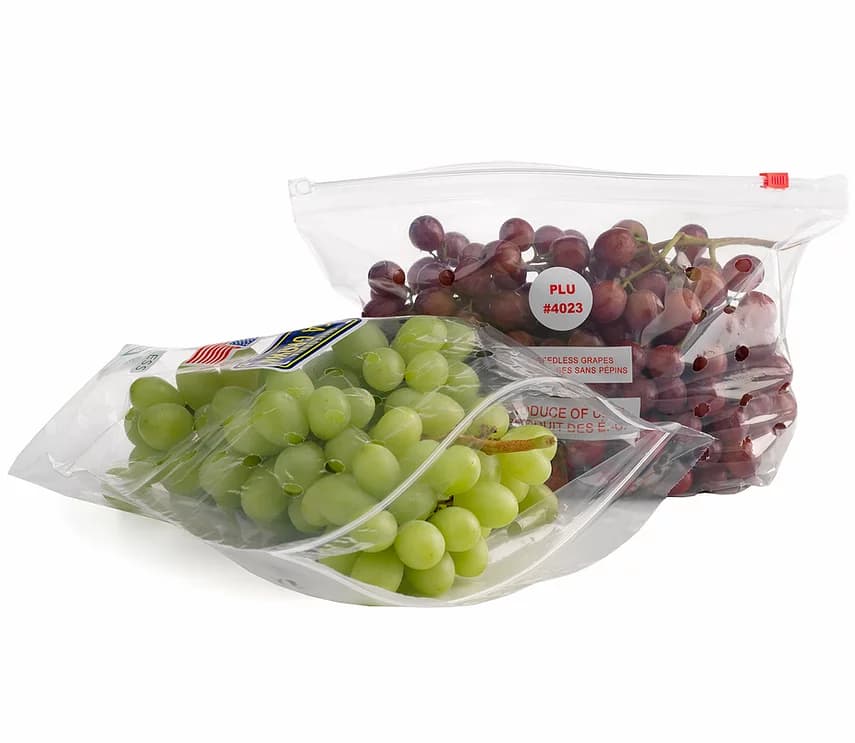 Grapes Bag 12X13.5 IN LDPE 1.5MIL Clear Flat 1000/Case
