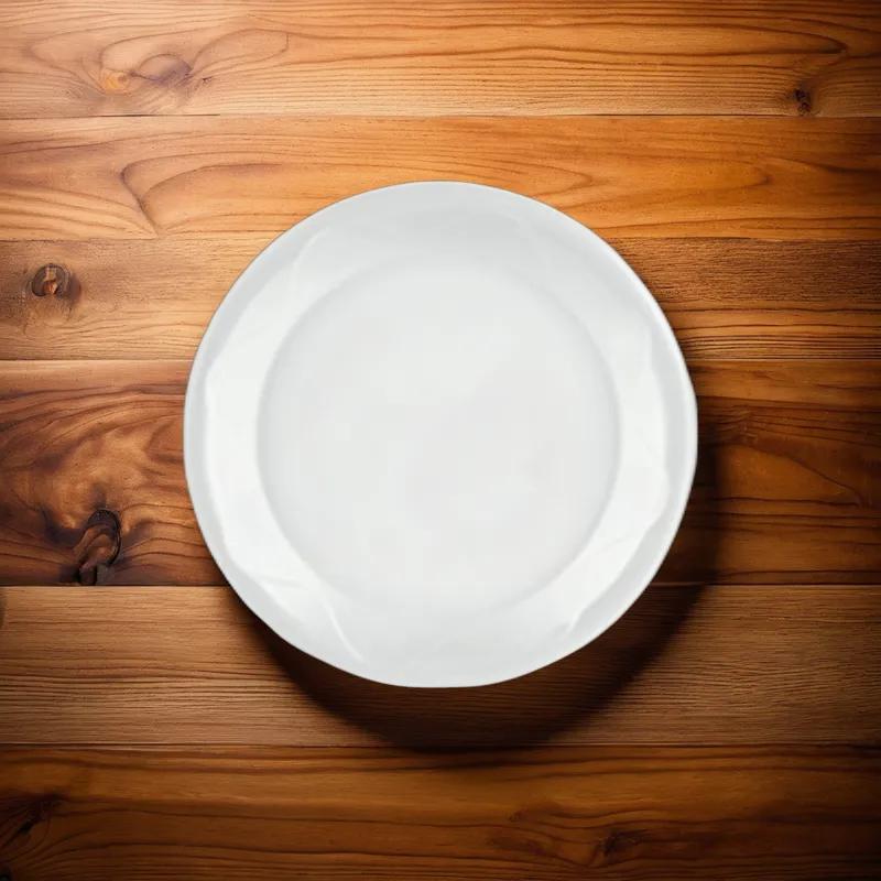 Plate 8.875 IN Polystyrene Foam White Round 500/Case