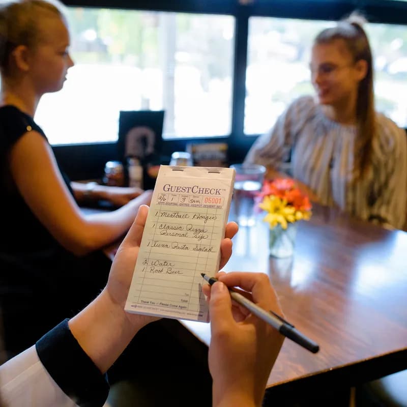 Guest Check 3.625X6.5 IN Black Duplicate Carbon 2500/Case