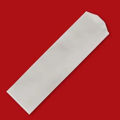 Silverware Bag 2.75X10 IN Bleached Kraft Paper White 10000/Case