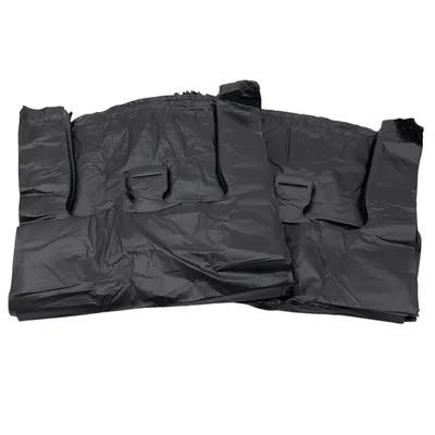 Bag 8X4X15 IN 1/10 BBL HDPE 14MIC Black T-Sack 1500/Case