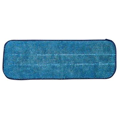 Mop Head 18 IN Blue Microfiber Launderable Flat Foam Filled 1/Each