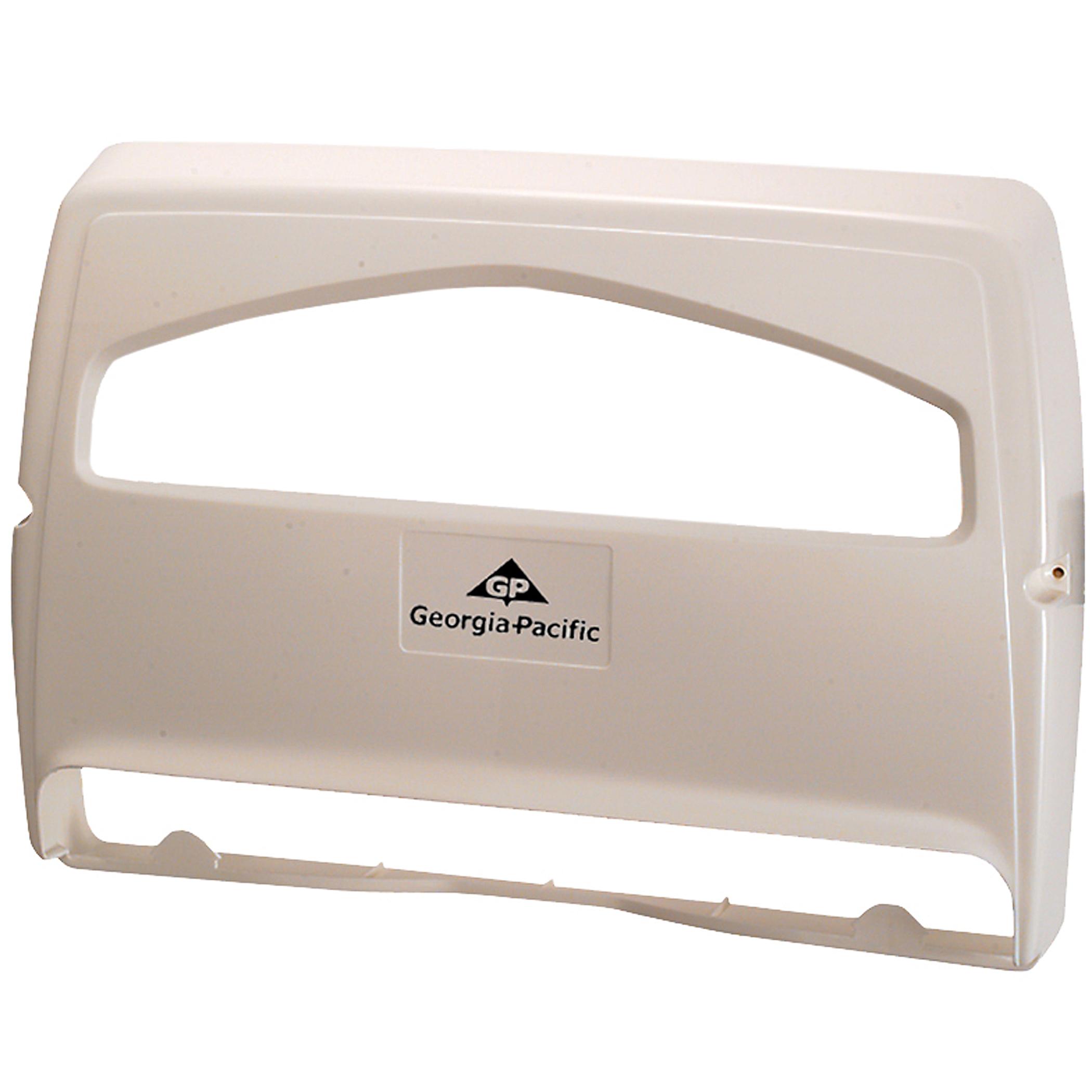 Safe-T-Gard® Toilet Seat Cover Dispenser 11.75X2.5X11.75 IN White 1/2 Fold Hygienic Durable Touchless 1/Each