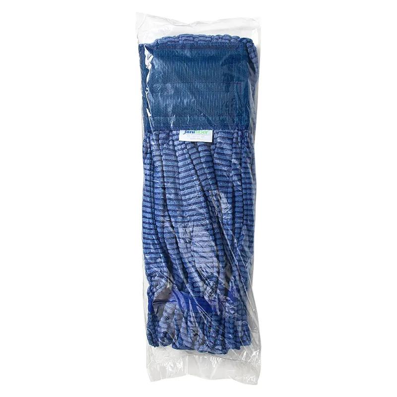 JaniFiber Mop Head Medium (MED) Blue Microfiber Loop End Tube 1/Each