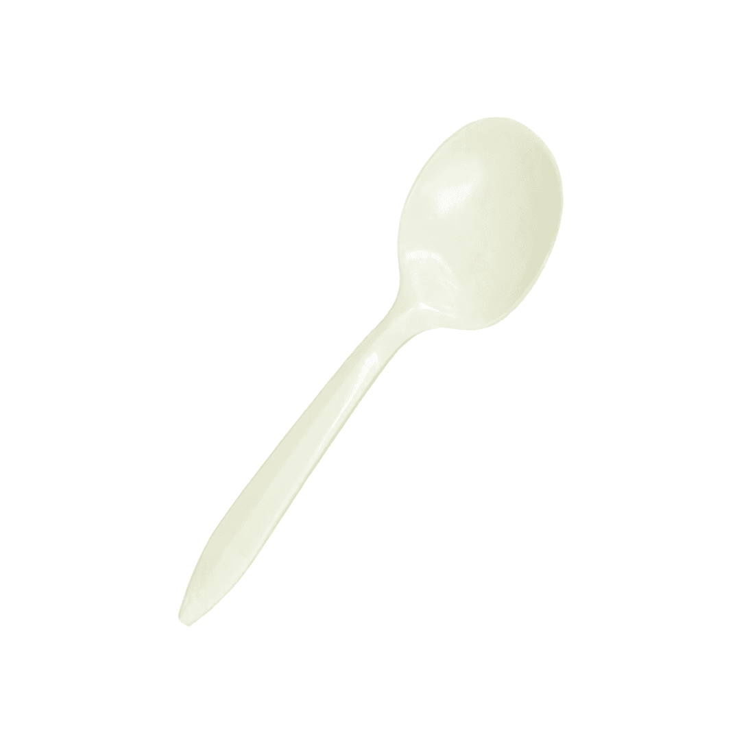Victoria Bay Soup Spoon PP Honey Beige Heavy Duty 1000/Case