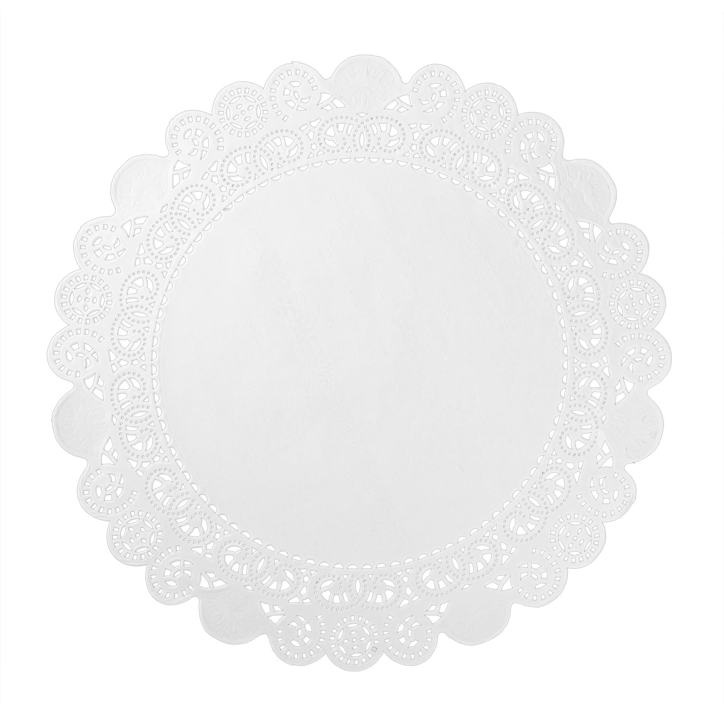 Doily 12 IN Paper White Lace 5000/Case