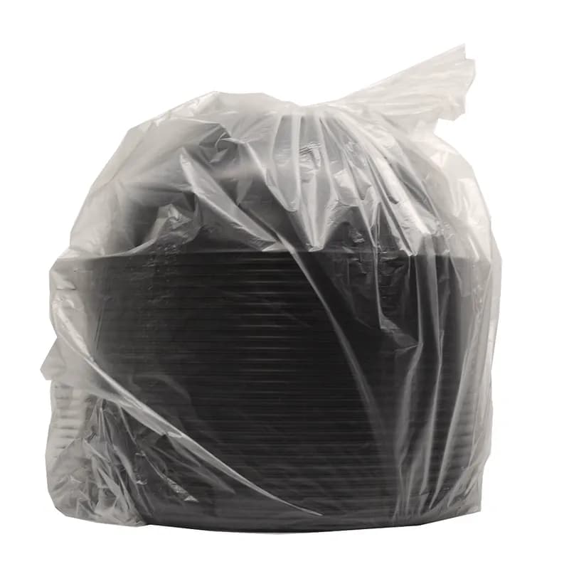 Salad Bowl 80 OZ PET Black 25/Case