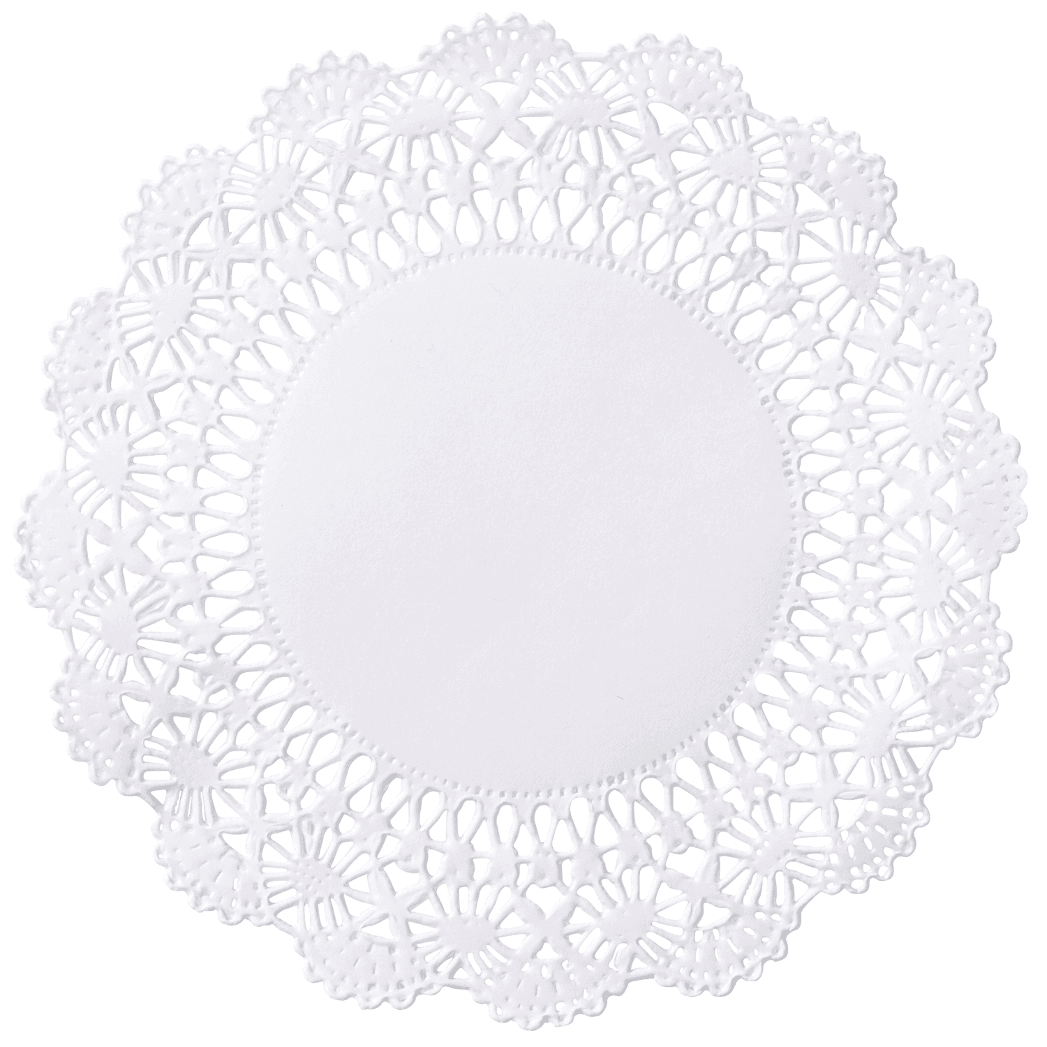 Cambridge Doily 4 IN Paper White Lace Round 1000/Case