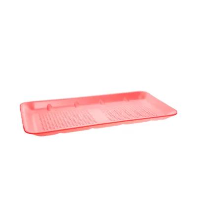 25SH Supermarket Tray 14.9X8X1 IN Polystyrene Foam Rose Rectangle Heavy 250/Case