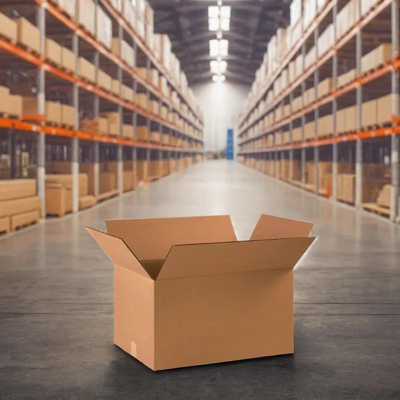 Box 22X14X12 IN Kraft Corrugated Cardboard 32ECT 20/Bundle