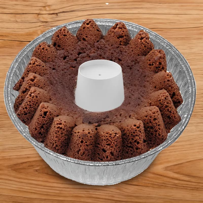 Angel Food Cake Pan 10 IN Aluminum With Cup 250/Case