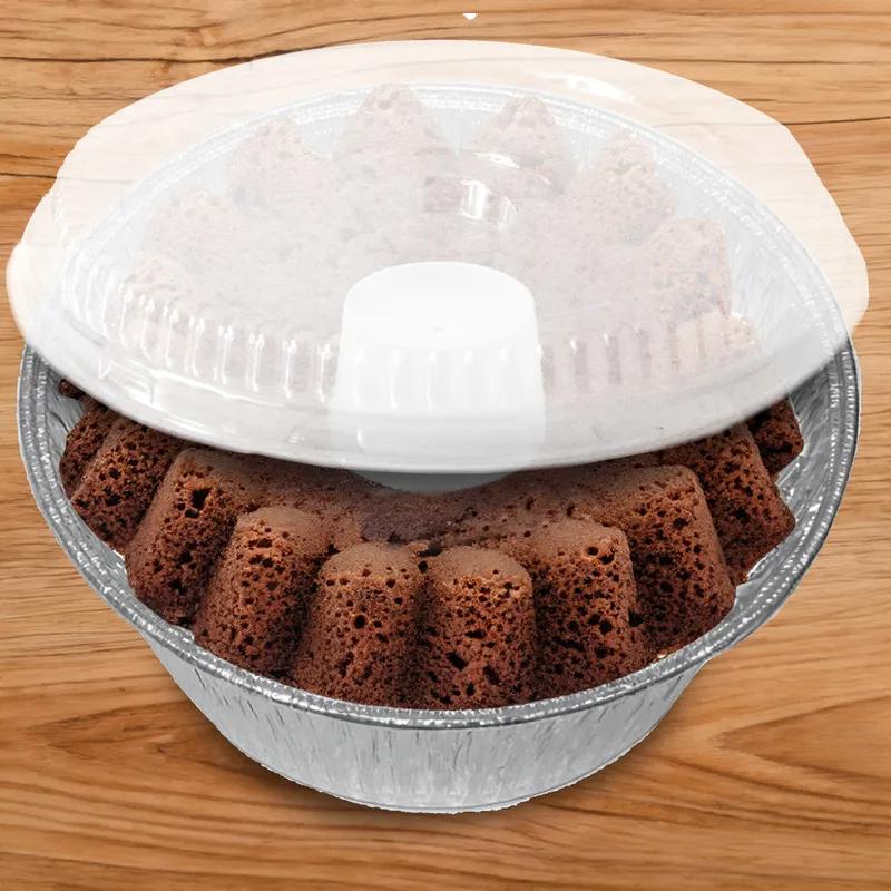 Angel Food Cake Pan With Dome Lid 10 IN Aluminum Plastic With Cup 100/Case