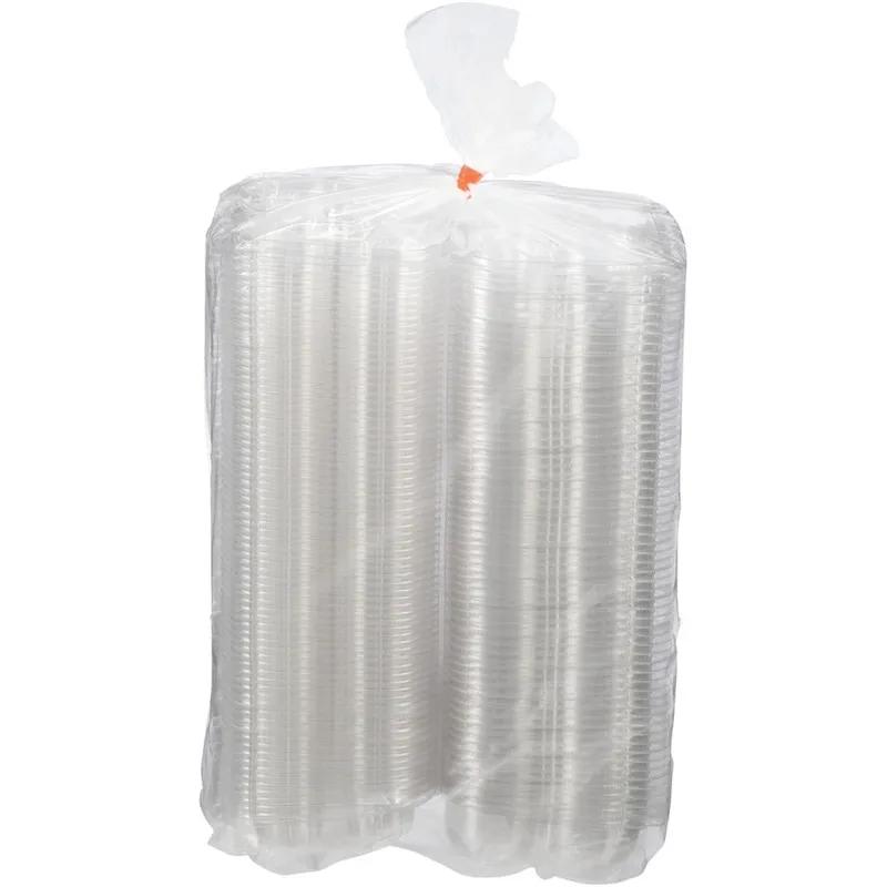 Cupcake Hinged Container With Dome Lid 4X4X4 IN 6 Compartment PET Clear Rectangle Deep 150/Case