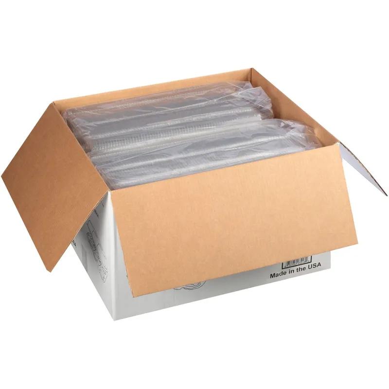 Cupcake Hinged Container With Dome Lid 4X4X4 IN 6 Compartment PET Clear Rectangle Deep 150/Case