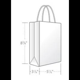 Victoria Bay Shopper Bag 5.25X3.25X8.375 IN Paper Kraft Gusset 250/Case