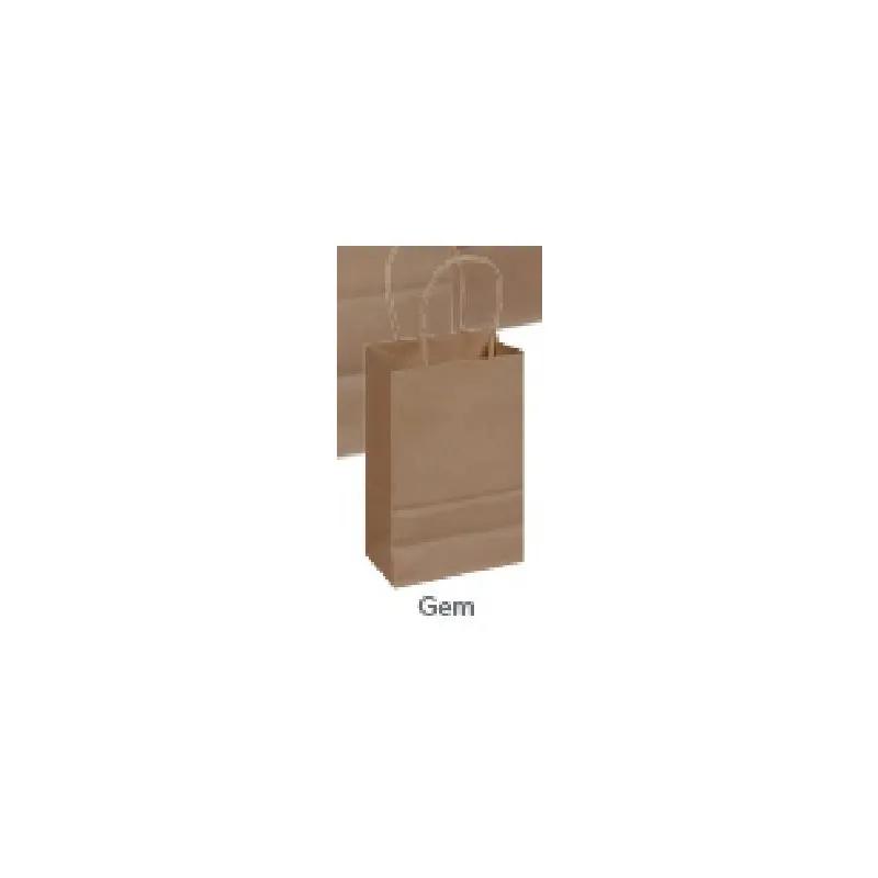 Victoria Bay Shopper Bag 5.25X3.25X8.375 IN Paper 60# Kraft Gusset 250/Case
