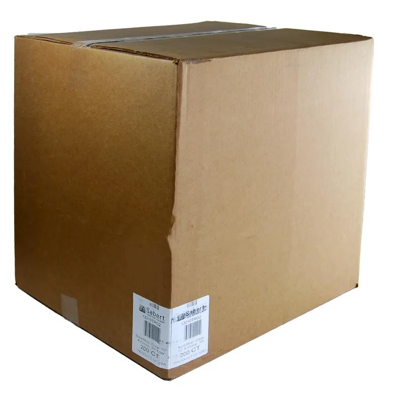 Deli Container Base 48 OZ 4 Compartment PET Clear Rectangle Tamper-Evident 200/Case