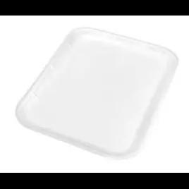14 Meat Tray 10X13.875X1.25 IN 1 Compartment Polystyrene Foam White Rectangle Family Pack 100/Case