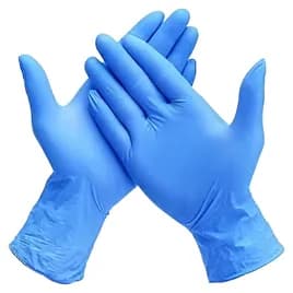 Gloves Small (SM) Blue 3MIL Nitrile Disposable Powder-Free 100/Pack