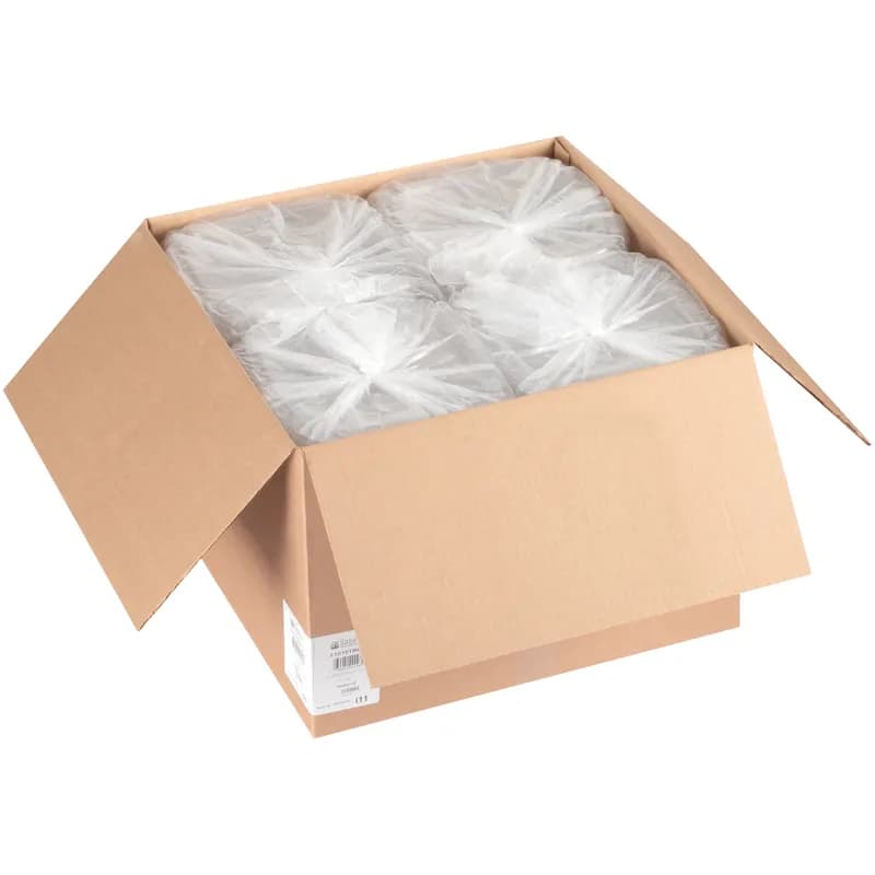 Lid Flat 9.7X9.7X0.83 IN PET Clear Rectangle For 48 OZ Compartment Tray 200/Case