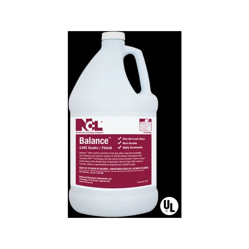 BALANCE Floor Sealer & Finish 5 GAL Burnishing RTU HPS Hybrid Polywax 1/Pail