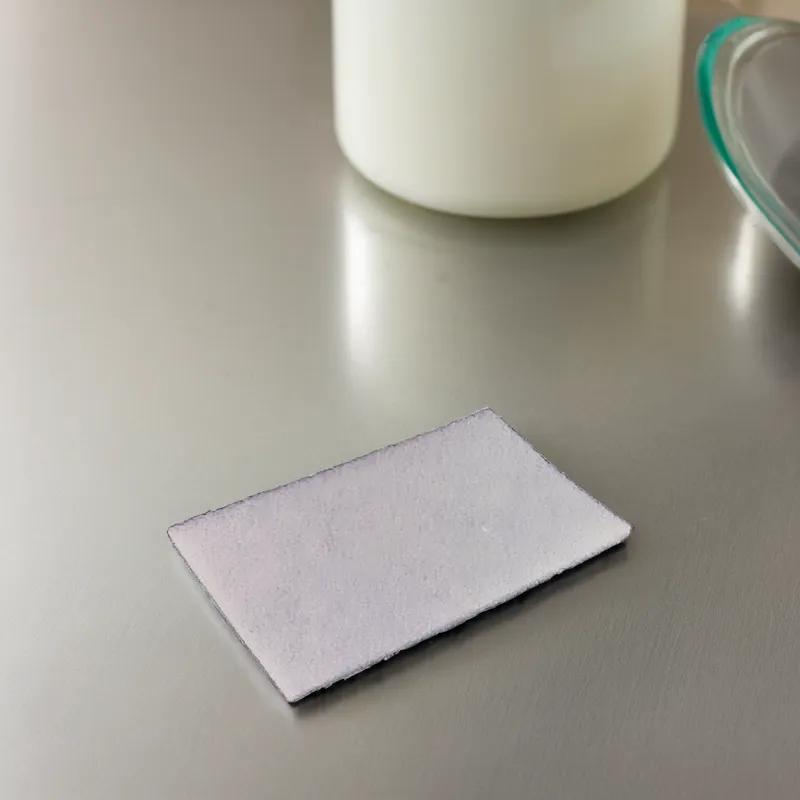 Scouring Pad 6X9 IN Light Duty Nylon White 10 Count/Pack 6 Packs/Case 60 Count/Case