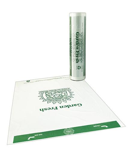 U-BAG-IT Leafy Greens Produce Bag Roll 18X24 IN High-Density Polyethylene (HDPE) 9MIC Clear 700 Count/Roll 4 Rolls/Case