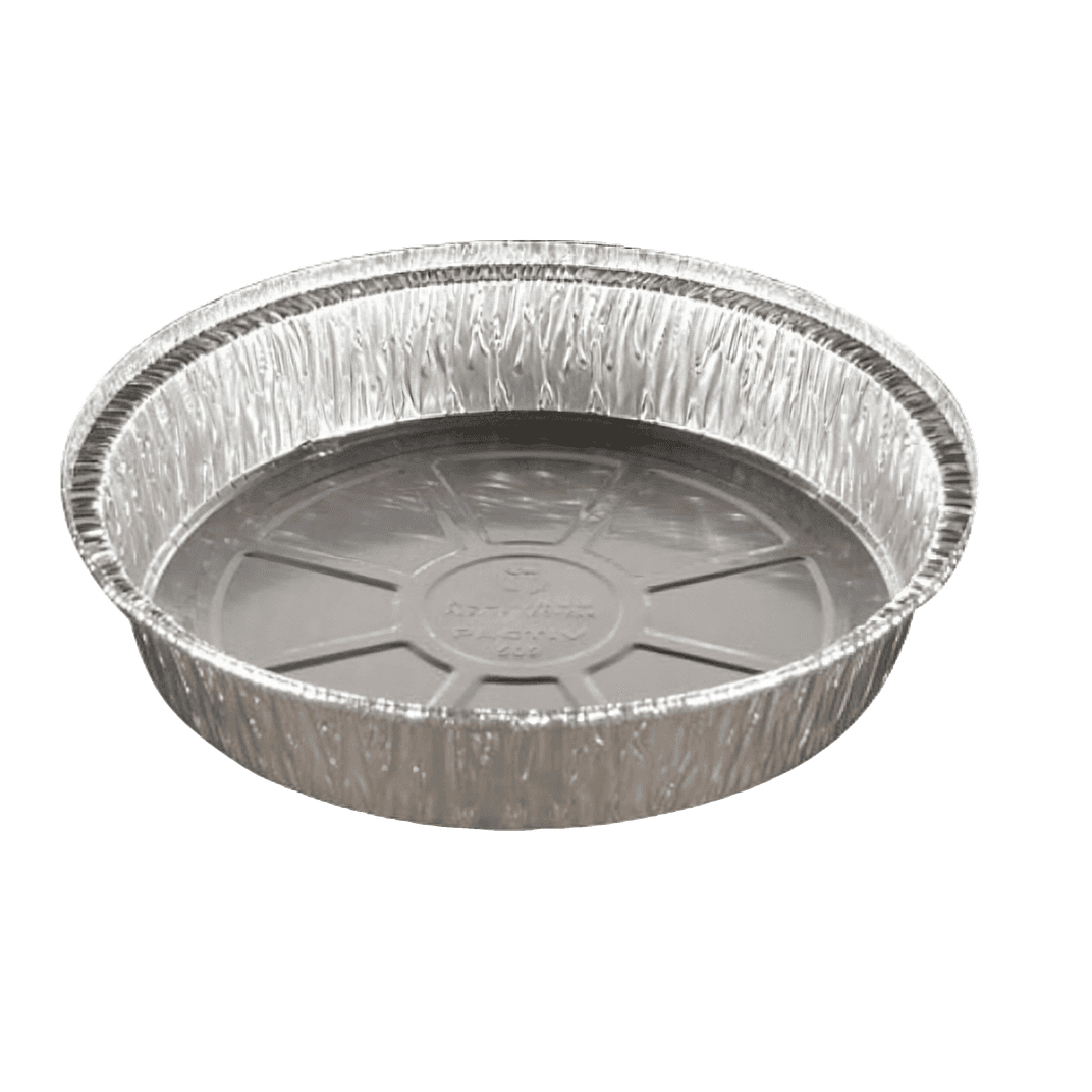 Victoria Bay Take-Out Container Base 9 IN Aluminum Silver Round 250/Case