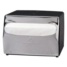 Dixie® Napkin Dispenser 6X7.50X5.375 IN Chrome Black Steel Tabletop 1/Each