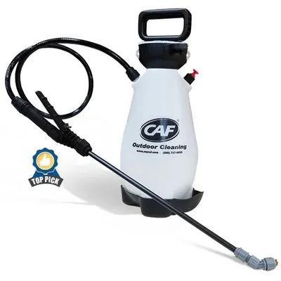 Pump Sprayer 2 GAL Plastic Clear Black Portable 1/Each