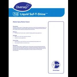 Saf-T-Shine Odorless Warewashing Detergent 55 GAL Liquid Kosher 1/Drum
