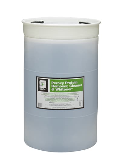 Peroxy Protein Remover, Cleaner & Whitener No Scent Food Processing Detergent 30 GAL Food Contact Acidic Liquid 1/Drum