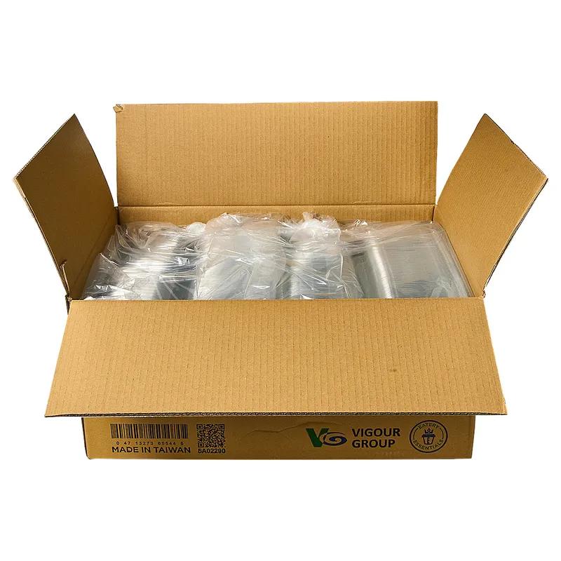 Deli Container Hinged With Flat Lid 12 OZ RPET Clear Rectangle Tamper-Evident 240/Case