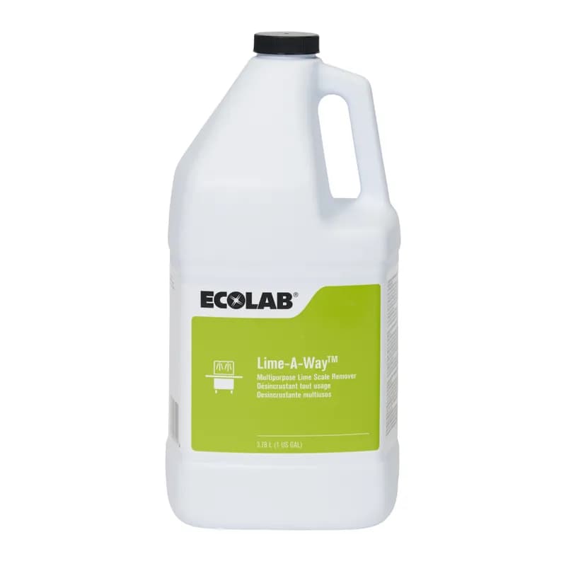 Lime-A-Way Unscented Delimer & Descaler Cleaner 1 GAL Dishmachine Acidic Liquid 4/Case