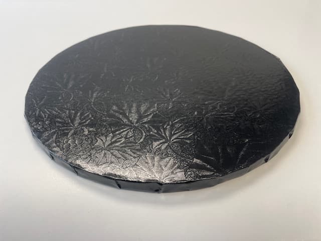 Cake Drum 10X0.5 IN Black 12/Case