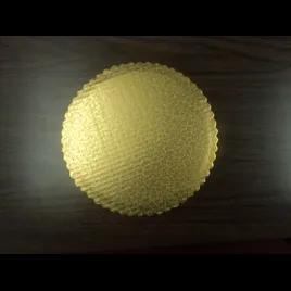 Cake Board 10 IN Paperboard Gold Round 200/Case